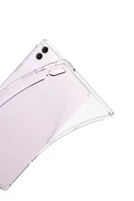 Newface Samsung Galaxy Tab S10 FE Plus 13.1 Kılıf Anti Şeffaf Tablet Silikon - Şeffaf - Görsel 3