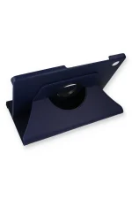 Newface Samsung Galaxy X200 Tab A8 10.5 Kılıf 360 Tablet Deri Kılıf - Lacivert
