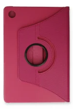 Newface Samsung Galaxy X200 Tab A8 10.5 Kılıf 360 Tablet Deri Kılıf - Pembe - Görsel 2