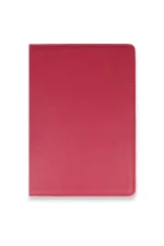 Newface Samsung Galaxy X200 Tab A8 10.5 Kılıf 360 Tablet Deri Kılıf - Pembe - Görsel 3