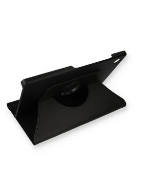 Newface Samsung Galaxy X200 Tab A8 10.5 Kılıf 360 Tablet Deri Kılıf - Siyah