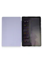 Newface Samsung Galaxy X200 Tab A8 10.5 Kılıf Tablet Smart Kılıf - Lila - Görsel 3