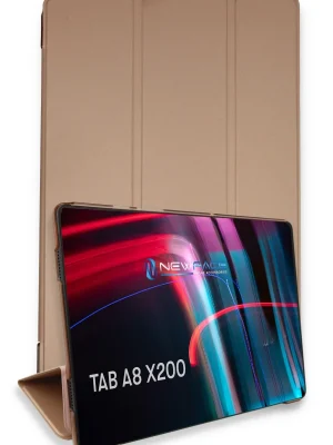 Newface Samsung Galaxy X200 Tab A8 10.5 Kılıf Tablet Smart Kılıf - Rose Gold