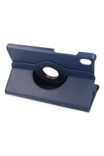 Newface Samsung Galaxy X510 Tab S9 FE 11 Kılıf 360 Tablet Deri Kılıf - Lacivert - Görsel 3
