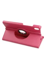 Newface Samsung Galaxy X510 Tab S9 FE 11 Kılıf 360 Tablet Deri Kılıf - Pembe - Görsel 3