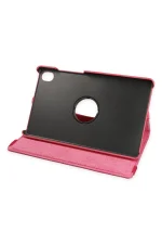 Newface Samsung Galaxy X510 Tab S9 FE 11 Kılıf 360 Tablet Deri Kılıf - Pembe - Görsel 4