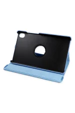 Newface Samsung Galaxy X510 Tab S9 FE 11 Kılıf 360 Tablet Deri Kılıf - Turkuaz - Görsel 4