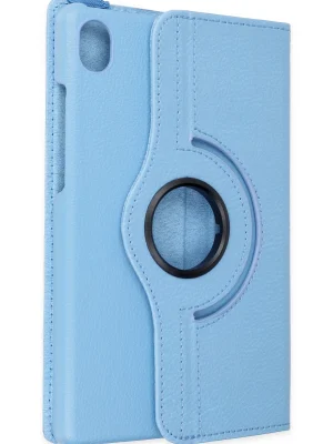 Newface Samsung Galaxy X510 Tab S9 FE 11 Kılıf 360 Tablet Deri Kılıf - Turkuaz