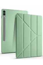 Newface Samsung Galaxy X610 Tab S9 FE Plus 12.4 Kılıf Kalemlikli Mars Tablet Kılıfı - Açık Yeşil