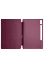 Newface Samsung Galaxy X610 Tab S9 FE Plus 12.4 Kılıf Kalemlikli Mars Tablet Kılıfı - Mor - Görsel 3