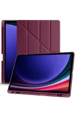 Newface Samsung Galaxy X610 Tab S9 FE Plus 12.4 Kılıf Kalemlikli Mars Tablet Kılıfı - Mor - Görsel 4