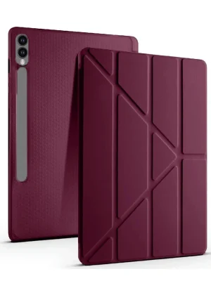 Newface Samsung Galaxy X610 Tab S9 FE Plus 12.4 Kılıf Kalemlikli Mars Tablet Kılıfı - Mor