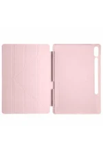 Newface Samsung Galaxy X610 Tab S9 FE Plus 12.4 Kılıf Kalemlikli Mars Tablet Kılıfı - Rose Gold - Görsel 3