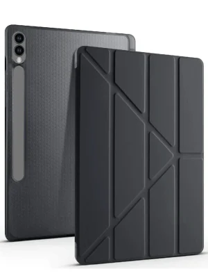Newface Samsung Galaxy X610 Tab S9 FE Plus 12.4 Kılıf Kalemlikli Mars Tablet Kılıfı - Siyah