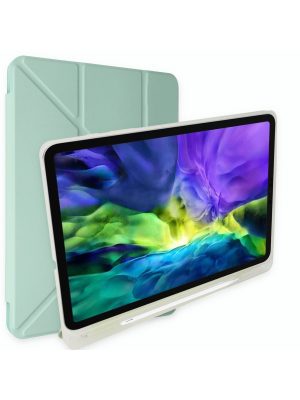 Newface Samsung Galaxy X800 Tab S8 Plus 12.4 Kılıf Kalemlikli Mars Tablet Kılıfı - Açık Yeşil