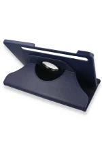 Newface Samsung Galaxy X800 Tab S8 Plus 12.4 Kılıf 360 Tablet Deri Kılıf - Lacivert