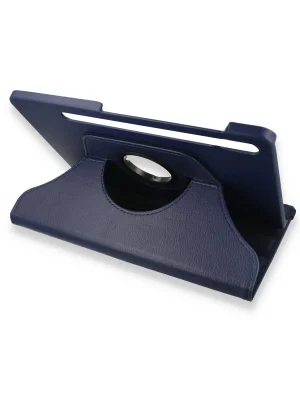 Newface Samsung Galaxy X800 Tab S8 Plus 12.4 Kılıf 360 Tablet Deri Kılıf - Lacivert