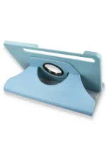 Newface Samsung Galaxy X800 Tab S8 Plus 12.4 Kılıf 360 Tablet Deri Kılıf - Turkuaz