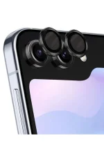 Newface Samsung Galaxy Z Flip 5 Valdez Metal Kamera Lens - Siyah