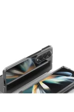 Newface Samsung Galaxy Z Fold 3 Kılıf Fold TPU Silikon - Şeffaf - Görsel 2