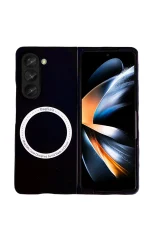 Newface Samsung Galaxy Z Fold 5 Kılıf Mata Fold Kapak - Siyah