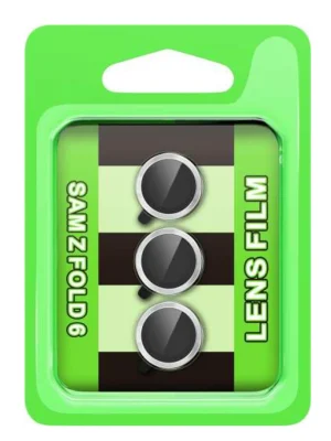 Newface Samsung Galaxy Z Fold 6 Raze Metal Kamera Lens - Gümüş