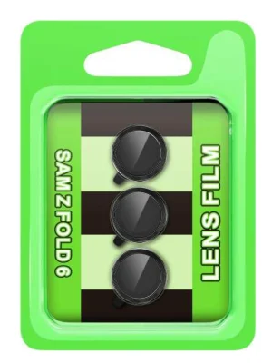 Newface Samsung Galaxy Z Fold 6 Raze Metal Kamera Lens - Siyah