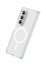 Newface Samsung Galaxy Z Fold 7 Kılıf Magneticsafe Şeffaf Silikon - Şeffaf - Görsel 3
