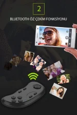 Newface Shinecon SC-B01 Sanal Gerçeklik Gözlüğü Kumandası - Siyah - Görsel 2