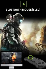 Newface Shinecon SC-B01 Sanal Gerçeklik Gözlüğü Kumandası - Siyah - Görsel 7