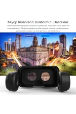 Newface Shinecon SC-G04EA 3D Sanal Gerçeklik Gözlüğü - Siyah - Görsel 3