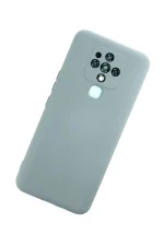 Newface Tecno Camon 16 Kılıf Nano içi Kadife Silikon - Buz Mavisi - Görsel 3