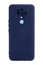 Newface Tecno Camon 16 Kılıf Nano içi Kadife Silikon - Lacivert