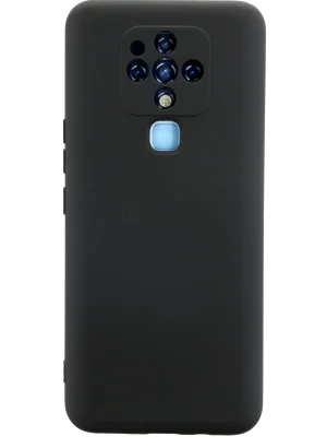 Newface Tecno Camon 16 Kılıf Nano içi Kadife Silikon - Siyah