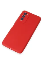 Newface Tecno Camon 18 Kılıf First Silikon - Kırmızı - Görsel 3