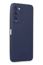 Newface Tecno Camon 18 Kılıf First Silikon - Lacivert - Görsel 2