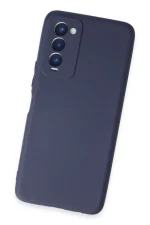 Newface Tecno Camon 18 Kılıf First Silikon - Lacivert - Görsel 3