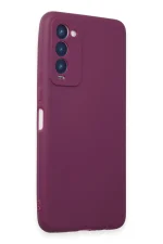 Newface Tecno Camon 18 Kılıf First Silikon - Mor - Görsel 2