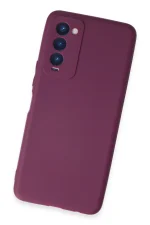 Newface Tecno Camon 18 Kılıf First Silikon - Mor - Görsel 3