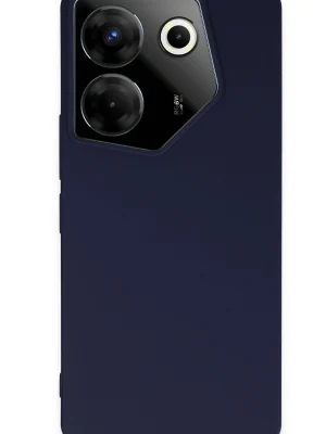 Newface Tecno Camon 20 Pro 5G Kılıf First Silikon - Lacivert