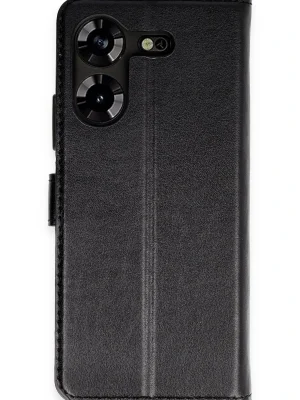 Newface Tecno Pova 5 Kılıf Trend S Plus Kapaklı Kılıf - Siyah