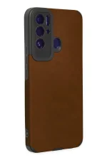 Newface Tecno Pova Neo Kılıf Loop Deri Silikon - Kahverengi - Görsel 2