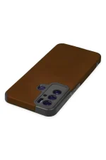 Newface Tecno Pova Neo Kılıf Loop Deri Silikon - Kahverengi - Görsel 4