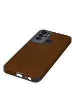 Newface Tecno Pova Neo Kılıf Loop Deri Silikon - Kahverengi - Görsel 5