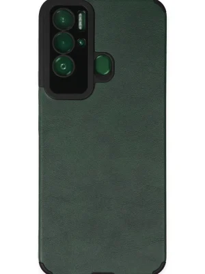 Newface Tecno Pova Neo Kılıf Loop Deri Silikon - Yeşil