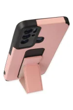 Newface Tecno Pova Neo Kılıf Mega Standlı Silikon - Pudra - Görsel 2