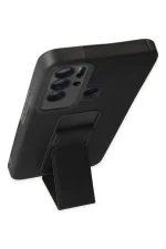 Newface Tecno Pova Neo Kılıf Mega Standlı Silikon - Siyah - Görsel 4