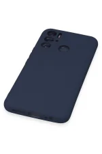 Newface Tecno Pova Neo Kılıf Nano içi Kadife Silikon - Lacivert - Görsel 5