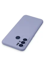 Newface Tecno Pova Neo Kılıf Nano içi Kadife Silikon - Lila - Görsel 4