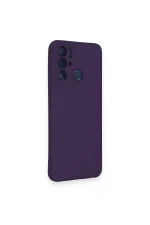 Newface Tecno Pova Neo Kılıf Nano içi Kadife Silikon - Mor - Görsel 2